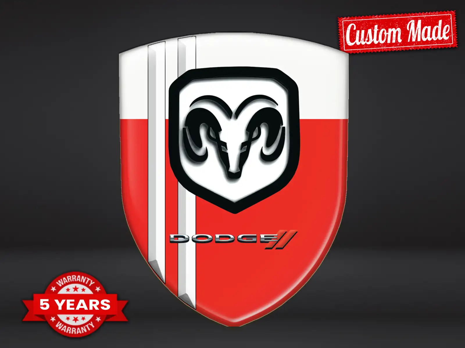 Dodge Pegatinas Logo Impresas Estilosas Máximo Pro Max